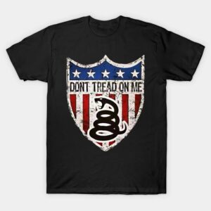 Don't Tread On Me American Shield T-Shirt