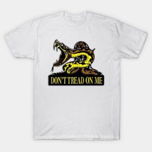 Snake Bit Don't Tread On Me Gadsden Flag T-Shirt