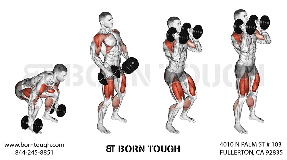 How to Perform the Dumbbell Clean and Press?