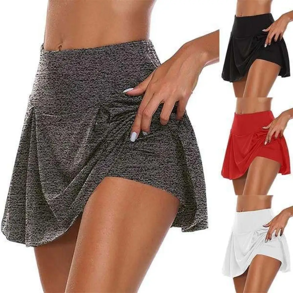 Dance Fitness Tennis Athletic Yoga Skirt Short