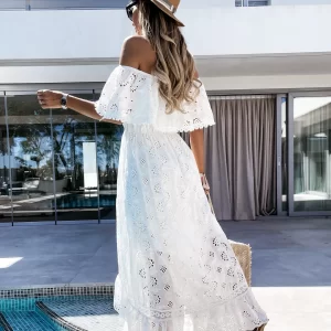 Boho Hippie Chic Long Maxi Dress - Image 4