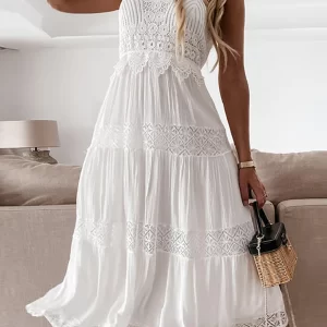 Boho Hippie Chic Long Maxi Dress - Image 5