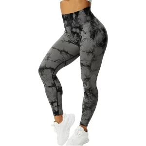 Tie Dye Seamless High Waist Yoga Pants Leggings - Image 3