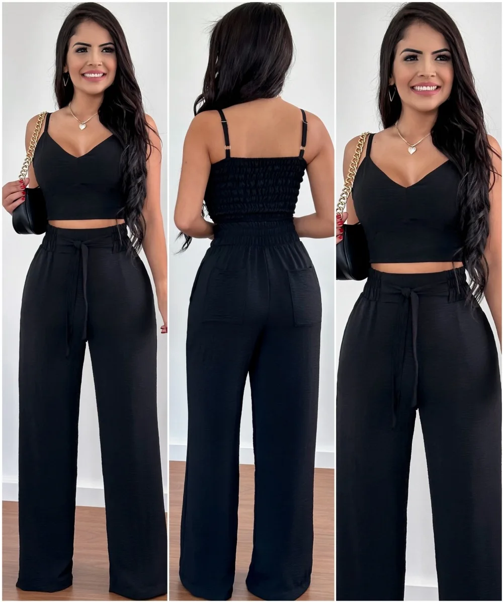 Women-s-Tank-Top-Pants-2-Piece-Sets-Sexy-High-Waist-Straight-Leg-Pants-Tweedelige-Outfit-1