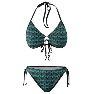 Top Brand Emerald Diamond String Bikini Set - Image 5