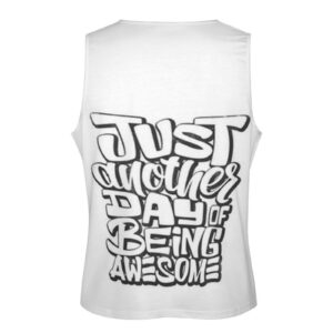 Top Just Another Day Being Awesome Tank Top - Image 3