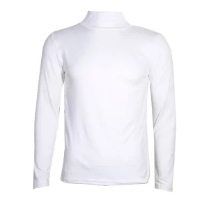 Men's Solid Color Turtleneck Slim-Fit Tops - Image 3