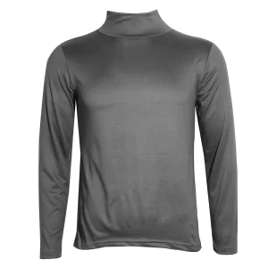 Men's Solid Color Turtleneck Slim-Fit Tops - Image 5